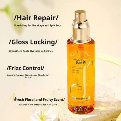 Haircare Essential Oil Hair Oil Spray Moisturizing Softening Essence Nourishing Hair No Wash Anti-dry Anti-static Hair Products