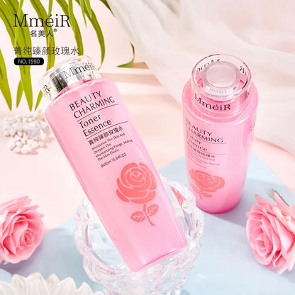 450ml Rose Water Softening Water Pink Water Toner Moisturizing Whitening Lightening Spots Nourishing Skin Repairing Skin