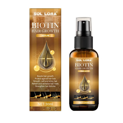 Biotin Hair Care Spray Nourish Dry Tousled Hair Improve Frizz Add Glossy Shine for Daily Gentle Hair Smoothing Maintenance