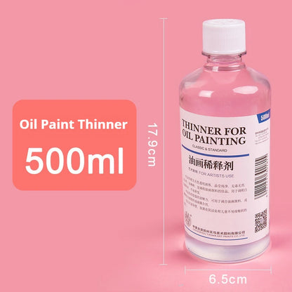 75/280/500ml Linseed Medium for Oil Paintings Odorless Turpentine/Toner Oil/Polish Retouch/Gloss Varnish Art Painting Supplies