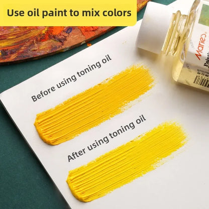 Turpentine Thinner Oil Paint Medium 200ml 500ml Toning Oil Cleaning Liquid Pen Washing Liquid Toner