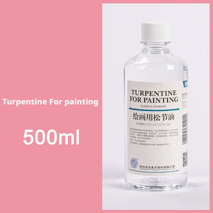 75/280/500ml Linseed Medium for Oil Paintings Odorless Turpentine/Toner Oil/Polish Retouch/Gloss Varnish Art Painting Supplies
