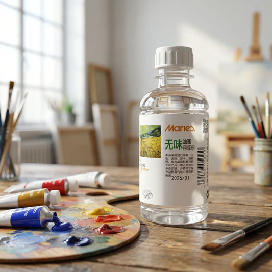 Turpentine Thinner Oil Paint Medium 200ml 500ml Toning Oil Cleaning Liquid Pen Washing Liquid Toner