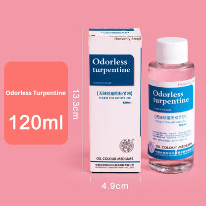 75/280/500ml Linseed Medium for Oil Paintings Odorless Turpentine/Toner Oil/Polish Retouch/Gloss Varnish Art Painting Supplies
