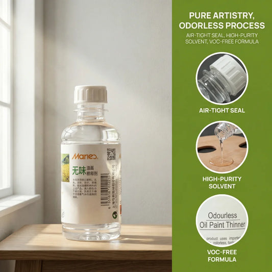 Turpentine Thinner Oil Paint Medium 200ml 500ml Toning Oil Cleaning Liquid Pen Washing Liquid Toner