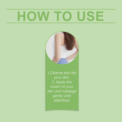 Skin care cream with herbal ingredients, refreshing and moisturizing, gentle, hydrating, and protecting body skin