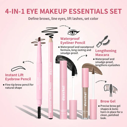 All In One Makeup Set Gathering All Cosmetic Including Base Makeup, Concealer, Contour ,Powder Blusher, Eyebrow Eye, Lip Makeup