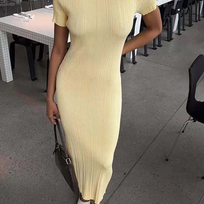Fashionable Knitted Dress Pure ...