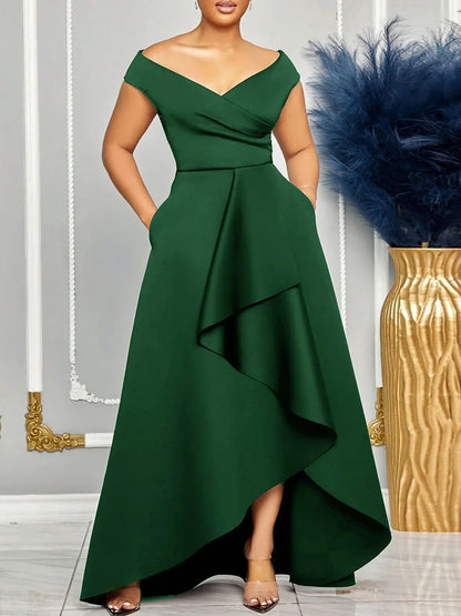 Off Shoulder Evening Dress