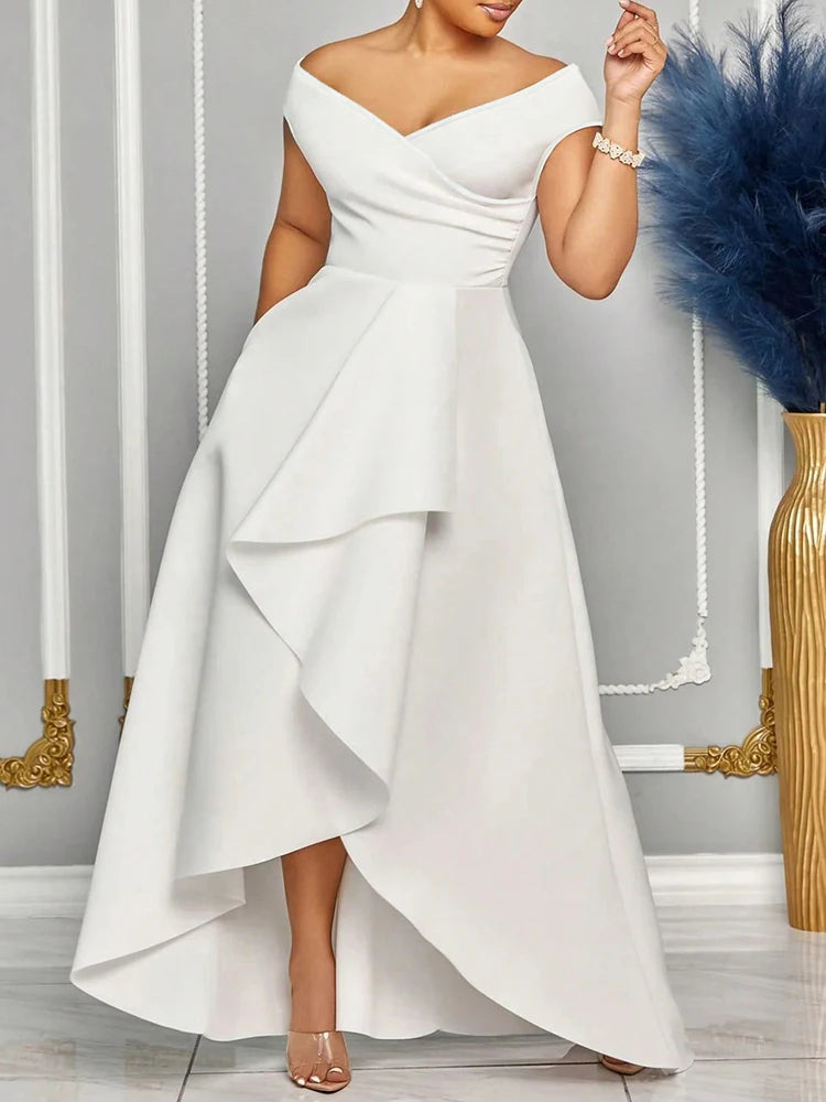 Off Shoulder Evening Dress