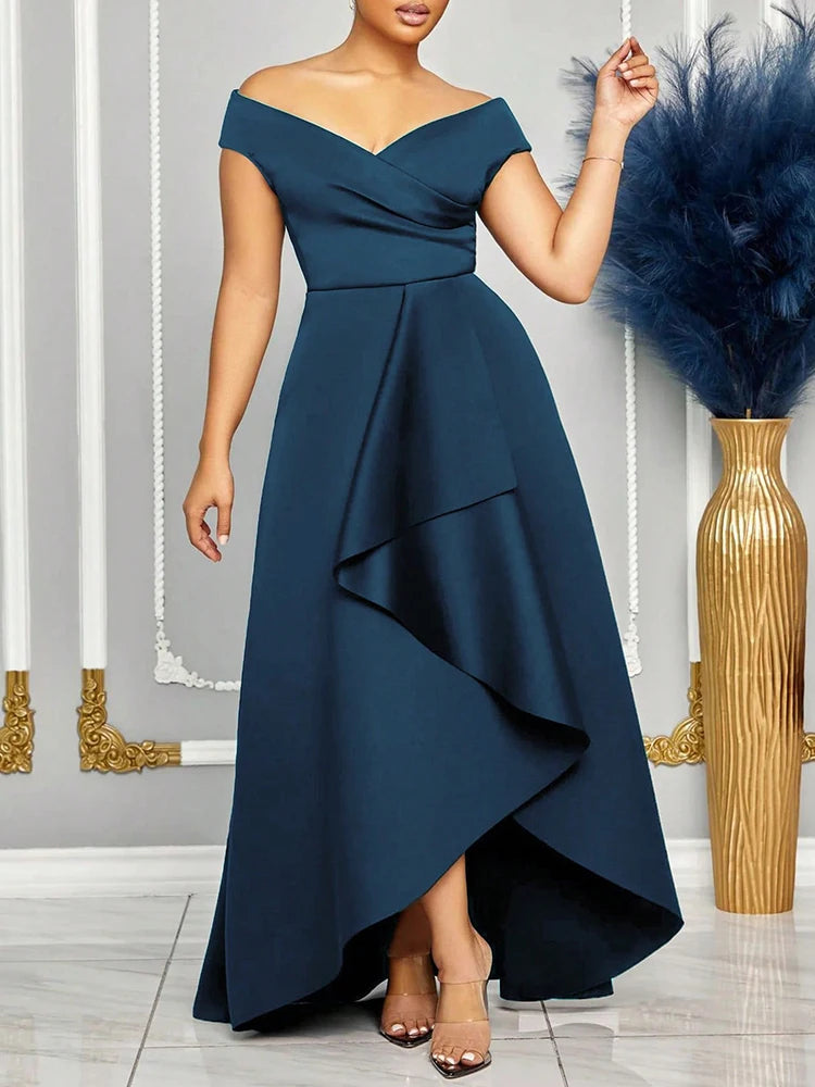 Off Shoulder Evening Dress